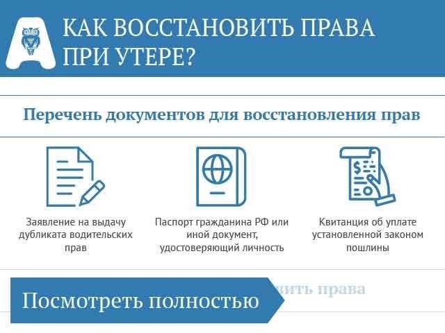 Восстановление утерянных прав советы и рекомендации